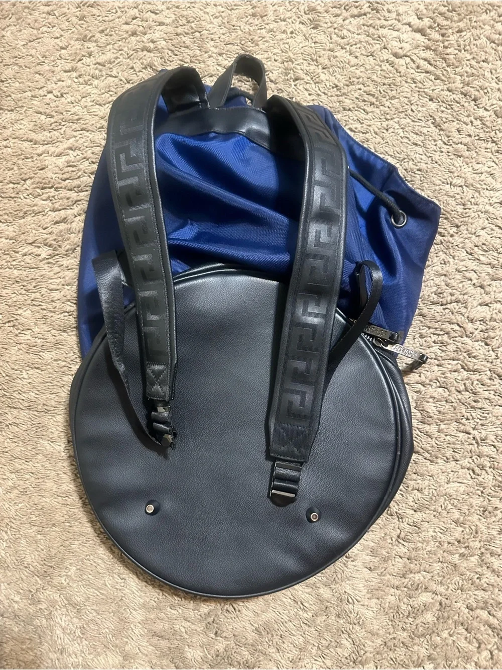 Vintage Versace “parfums” drawstring backpack 00s